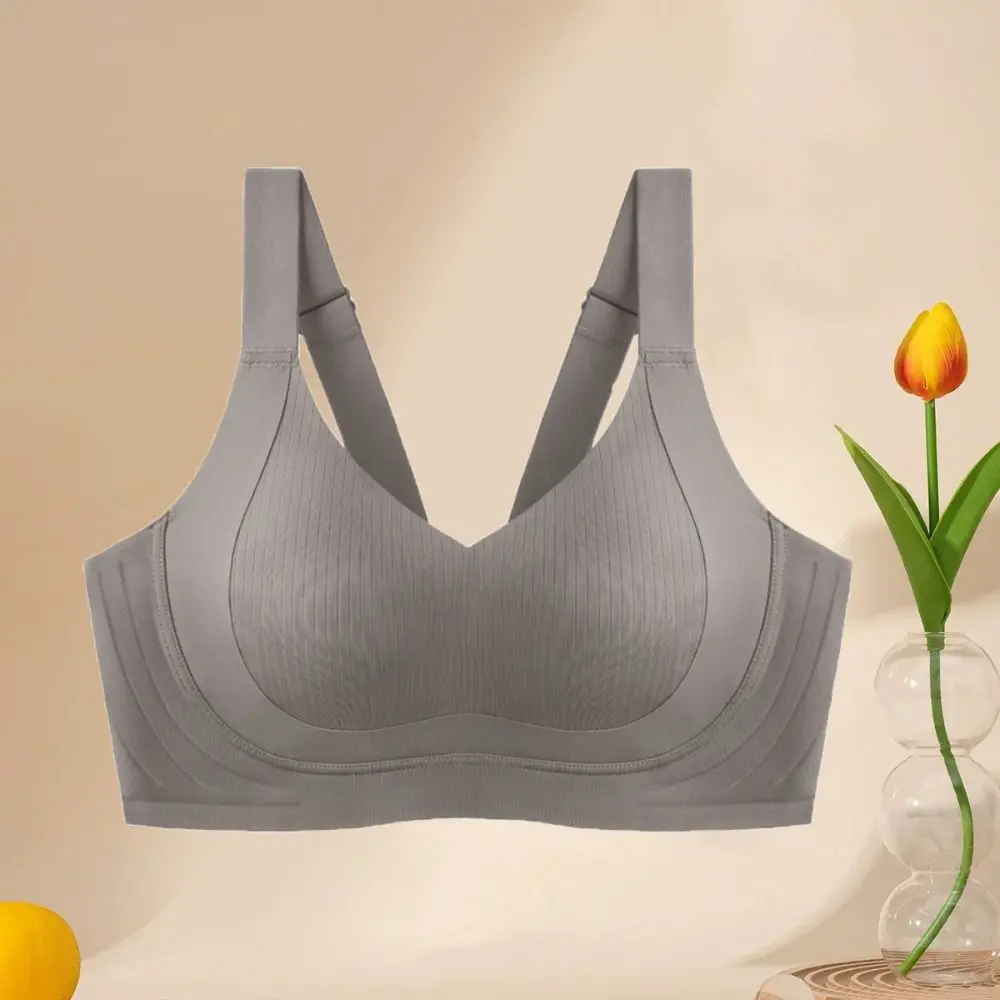 

Close-fitting Wireless Deep V Bra Shockproof Anti-sagging Brassiere for Women Gathered Breasts Lingerie Seamless Bras Yoga