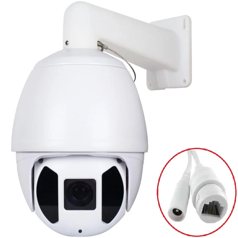 8MP 4K ptz network camera with 30X optical zoom lens Rotate 360 degrees