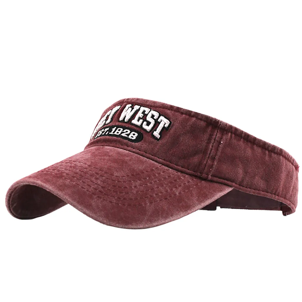 Unisex Embroidery Empty Top Baseball Caps Outdoor Adjustable Casual Hip Hop Hat Ball Sports Running Climbing Sunscreen Hat