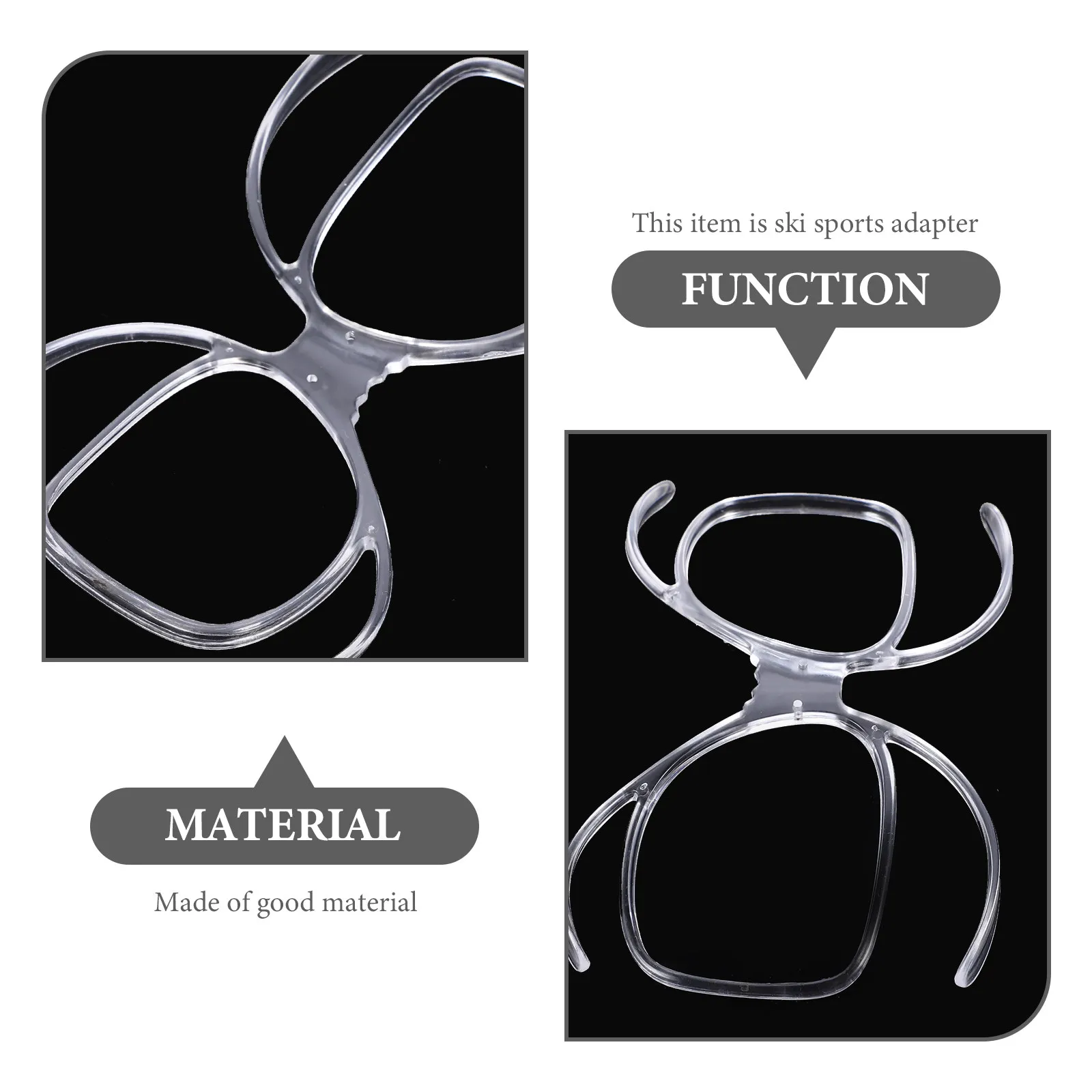 Prescription Ski Goggles Insert Frame Myopia Adapter Impact Resistant Snowboard Eyewear Accessory
