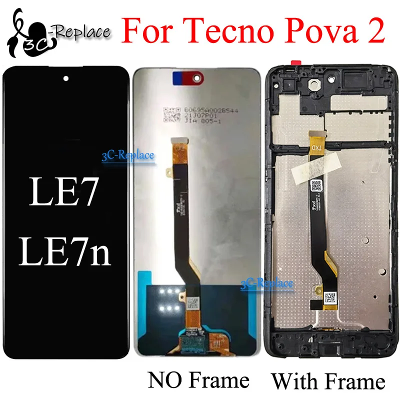مراجعة تفصيلية لشاشة LCD LE7 لجهاز TECNO Pova 2: تقييم شامل ونصائح عملية