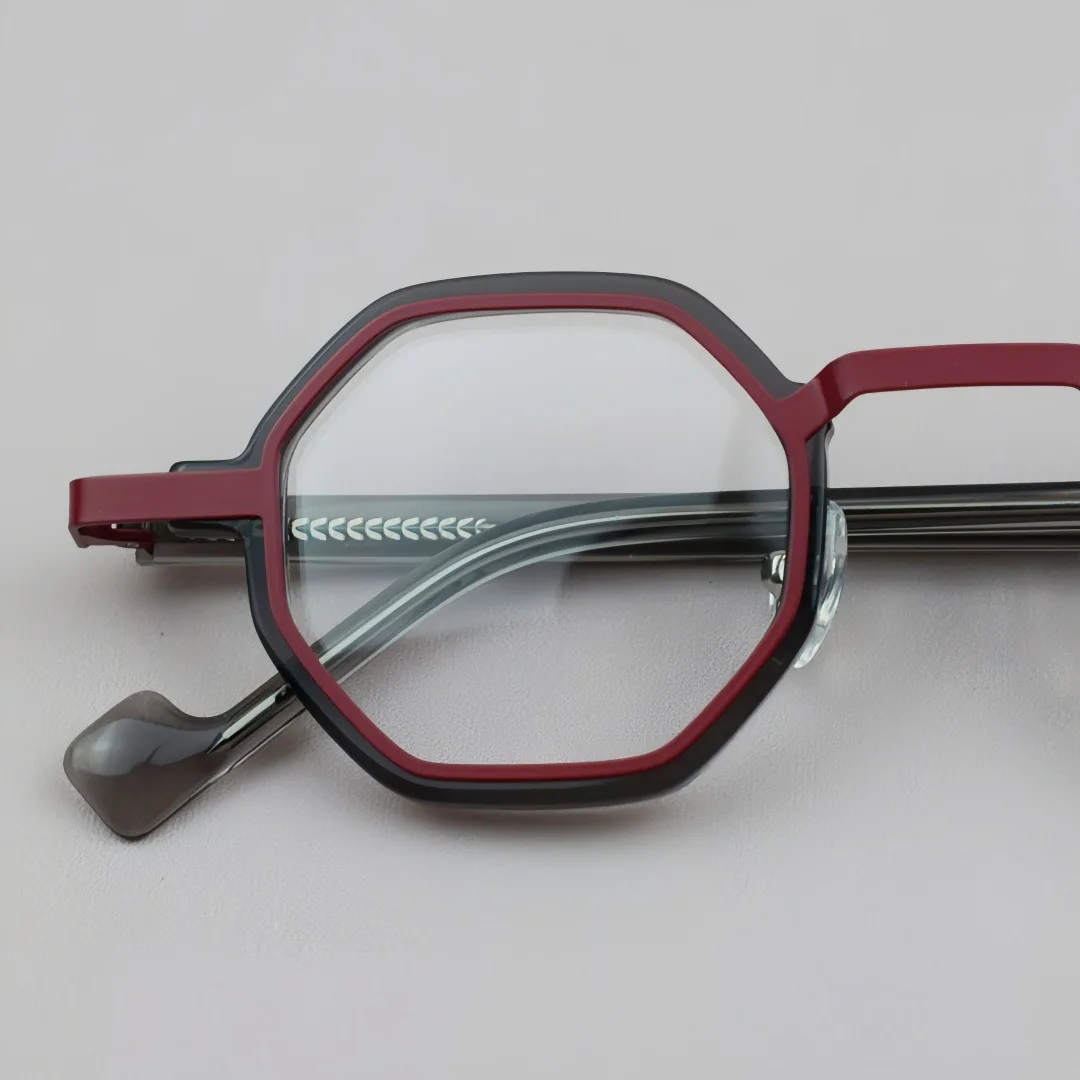 Round Acetate Optical Glasses Frame Men Ladies Spectacles Frames Customizable Prescription Eyeglass Frames