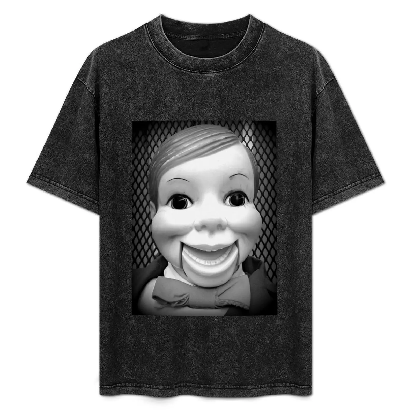 

Willie Talk Vintage Ventriloquist Doll T-Shirt Stain Resistant Casual Tee