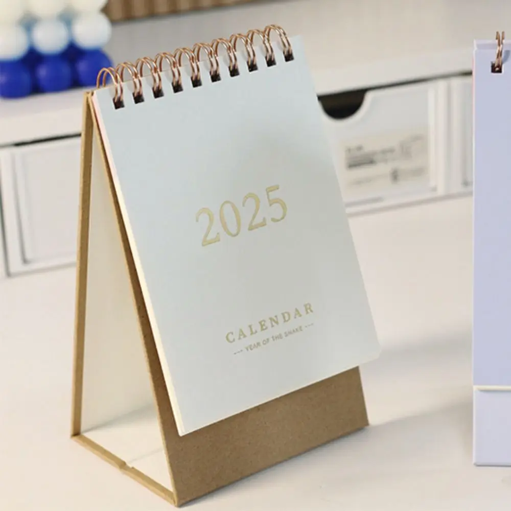 2025 To Do List Desk Calendar Thick Paper Office School Supplies Mini Calendar Simple Home Decoration Schedule Planner