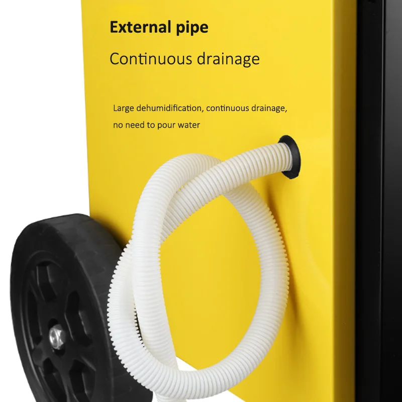 Deshumidificador Industrial/comercial inteligente de 138L/día, secador de aire de protección múltiple para mercado/sala de motor/WC, 220v