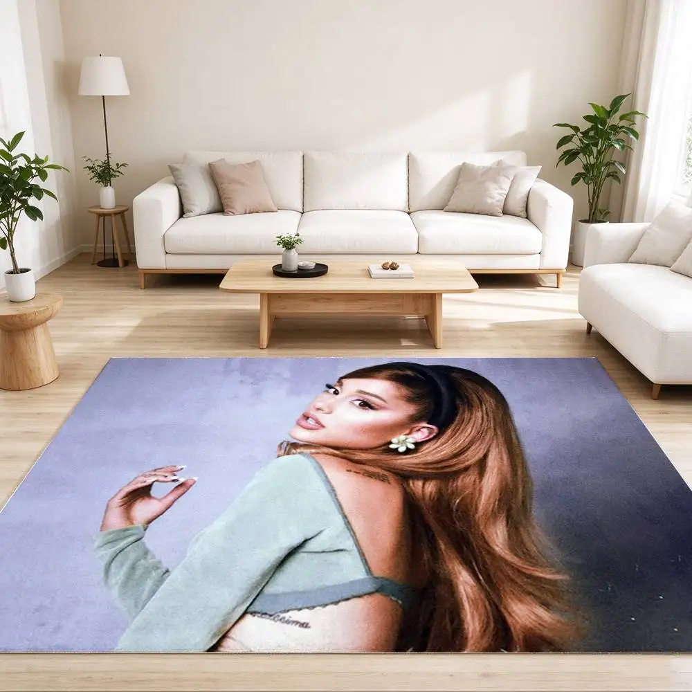 Music Star Ariana G-Grande Soft Absorbent Decorative Floor Mat for Bathroom Entryway Living Room