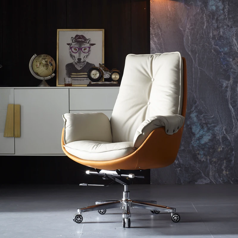 

Ergonomic computer chair home office boss chair sedentary comfortable sofa back home balcony chair