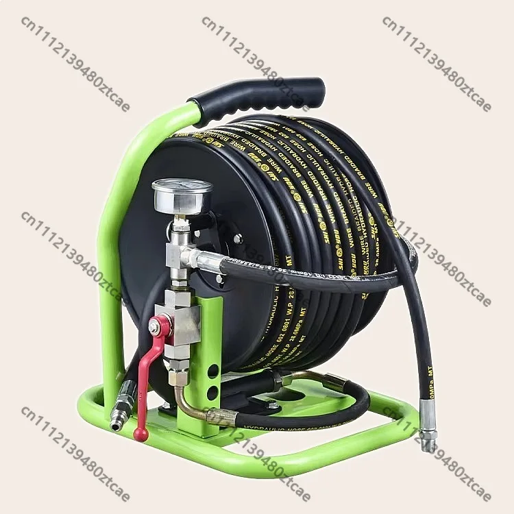 30M Portable High Pressure Power Jet Manual Hand Held Hose Reel for Sewer Jet Cleaning Washer