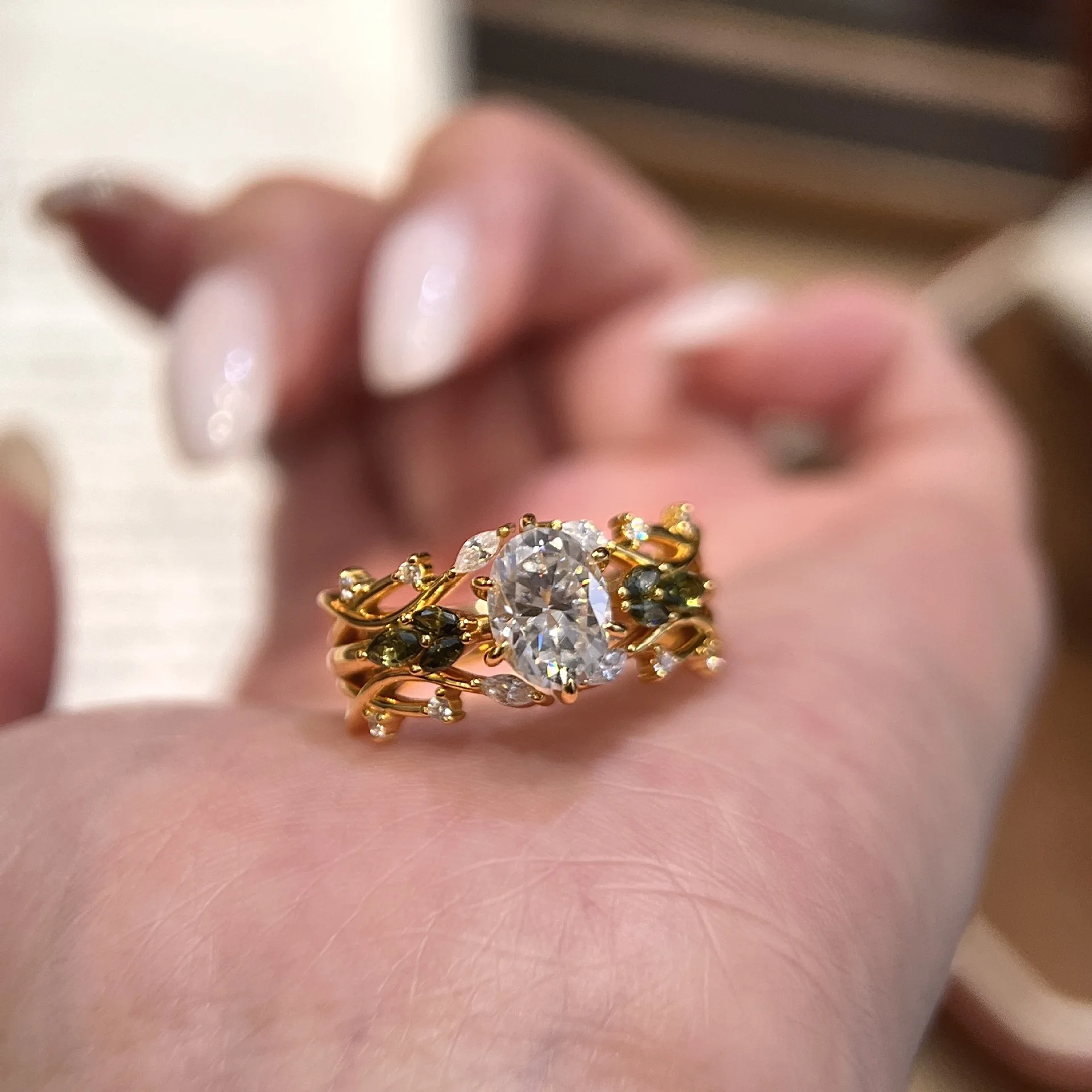 

Butterflykiss 6x8 мм 1,5 карата овальной огранки из муассанита, набор обручальных колец из стерлингового серебра 925 пробы, свадебные обручальные кольца, ювелирные изделия для женщин