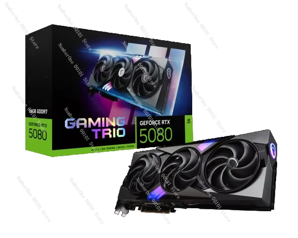 بطاقة رسومات GeForce RTX 5080 16G GAMING TRIO OC WHITE G5090-32GTC 32GB GDDR7 512-bit PCIe 5.0 لسطح المكتب #2