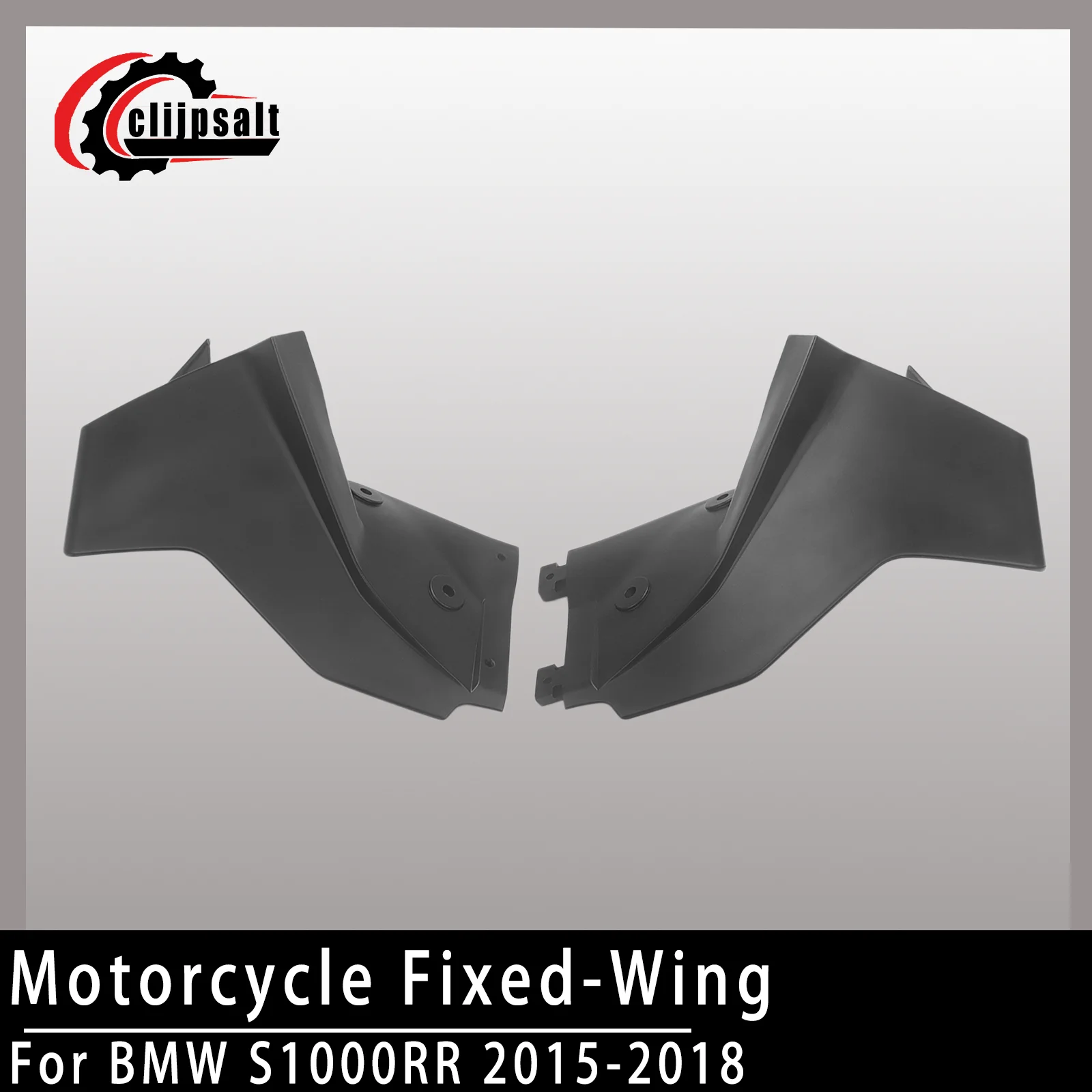 

For BMW S1000RR 2015/2016/2017/2018 Models Motorcycle Fixed Wing, GP Racing Downforce Bare Bike Front Spoiler Fairing Kit