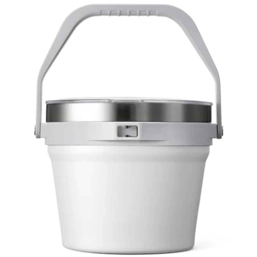 

7L Insulated Ice Bucket with Lid Double Wall Vacuum Stainless Steel Beverage Bucket Keeps Frozen Longer Holds 6 Longnecks or 3
