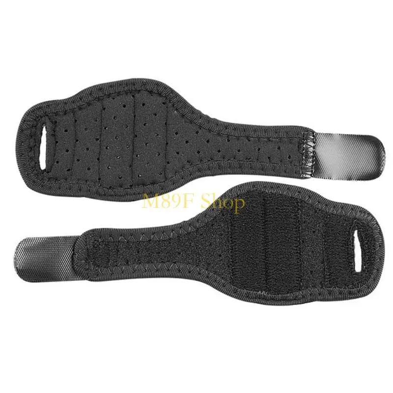 M89F 2Pcs Low Weight Finger Splint Protector With Flexible Straps And Double Plate