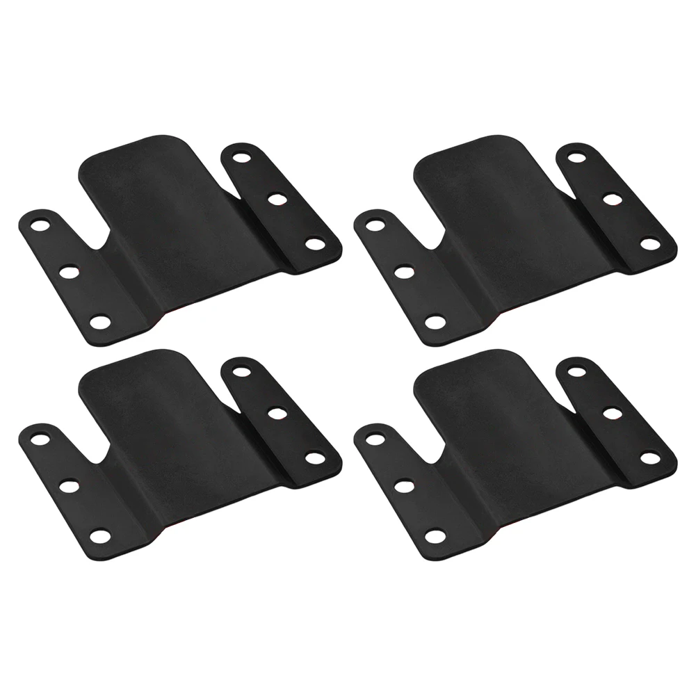 4PC Sofa Connecting Clips Mountain-shaped Buckle Anti-shift Fixing Device Sofa Connecting Fixing Buckle Furniture Clip Wi Screws