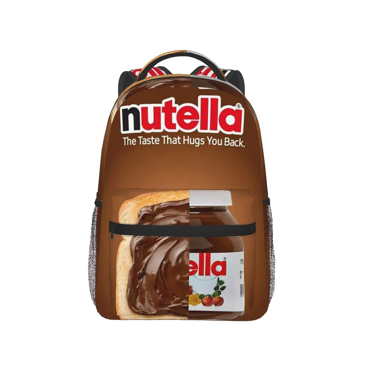 حقائب ظهر Nutella Cutie للأولاد والبنات حقيبة كتب للأطفال حقائب مدرسية كرتونية للكمبيوتر المحمول حقيبة كتف بسعة كبيرة #6