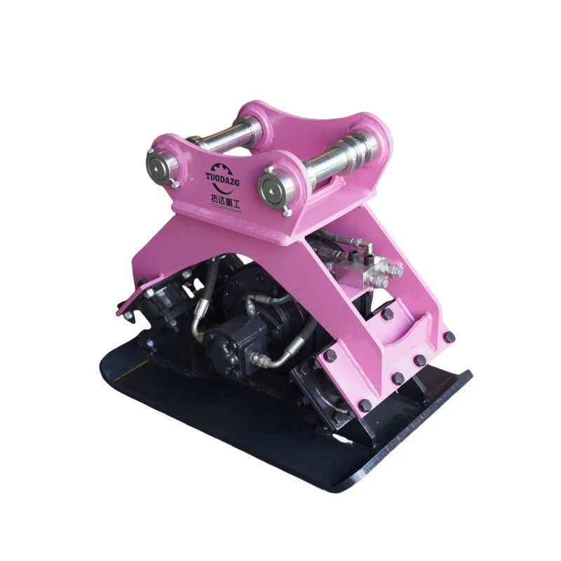 Hydraulic Vibrating Plate Compactor Attachment for 20-Tons Excavator Gear & Bearing Core Components Mounted