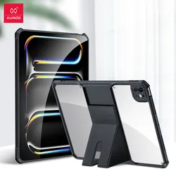 Xundd-funda transparente a prueba de golpes para iPad Pro 11, 13, 2024, M4, Airbags, soporte para tableta y PC