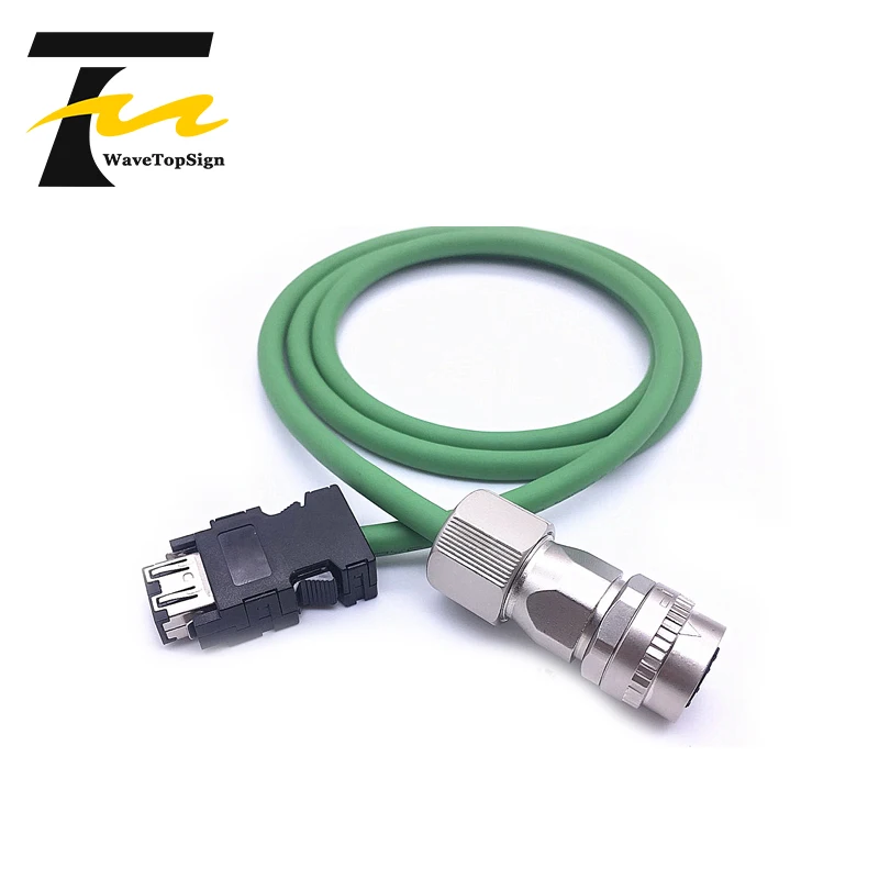 WaveTopSign Servo Motor High Power Encoder Cable MR-J3ENSCBL-H 3M 5M 8M 10M for Mitsubishi MR-JE J4 J3 Series