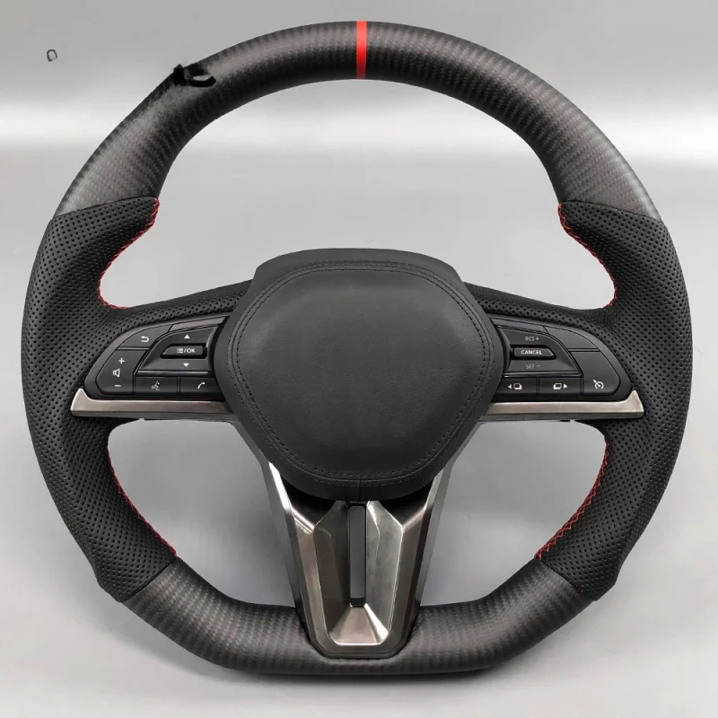 For Nissan GTR R35 Factory Wholesale Custom Matte Carbon Fiber Sports Steering Wheel