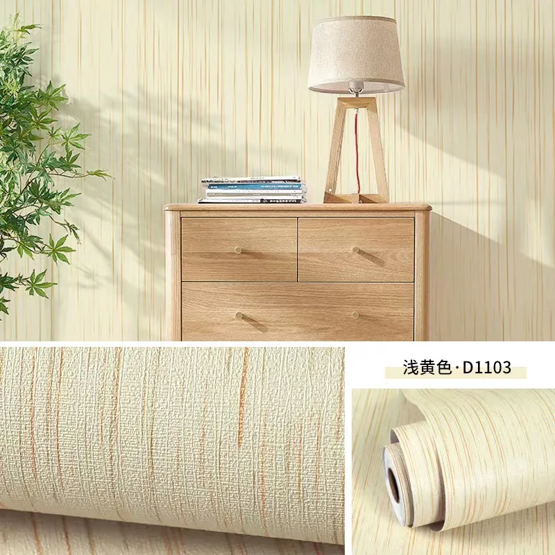 10M Thick PVC Self-adhesive Mural Plain Wallpaper for Bedroom Walls Living Room Home and Decoration Waterproof Vinyl Wallsticker