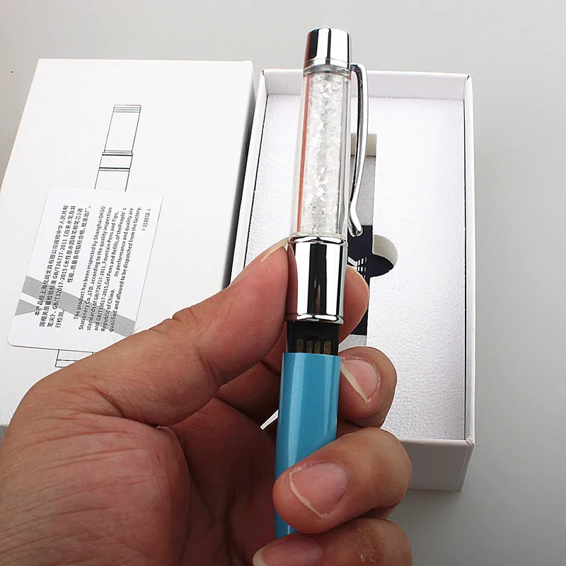 Stylo à bille en diamant de luxe, 0.7mm, encre noire, stylos de signature d'affaires pour l'école, le bureau, les fournitures d'écriture, la papeterie