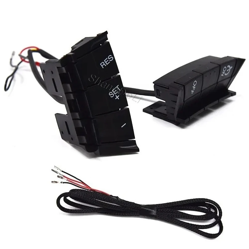 

Steering Wheel Cruise Control Buttons Car Multi-functional Steering Wheel Button Switch with Cables for Ford Focus 2009-2013