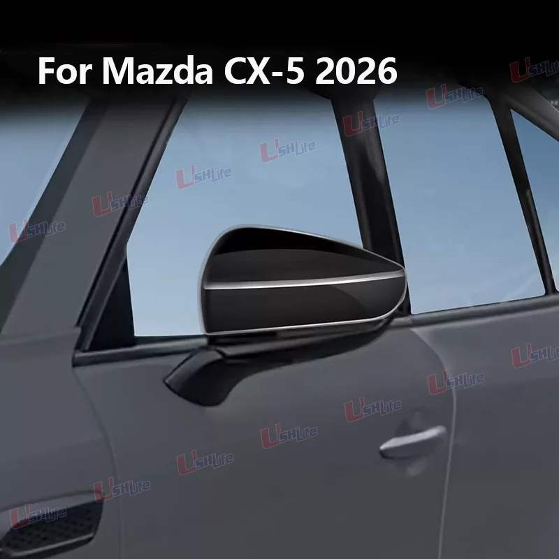 For Mazda CX-5 CX 5 CX5 2026 2027 Car Rearview Mirror Cover Auto Side Mirror Cap Protector Shell Exterior Decorative Accessories