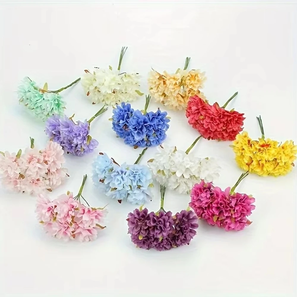 

5Pcs Artificial Flowers Silk Carnation Home Room Decorations Vase Garden Room Wedding Bridal Bouquets Wreath Diy Gift Box Cheap