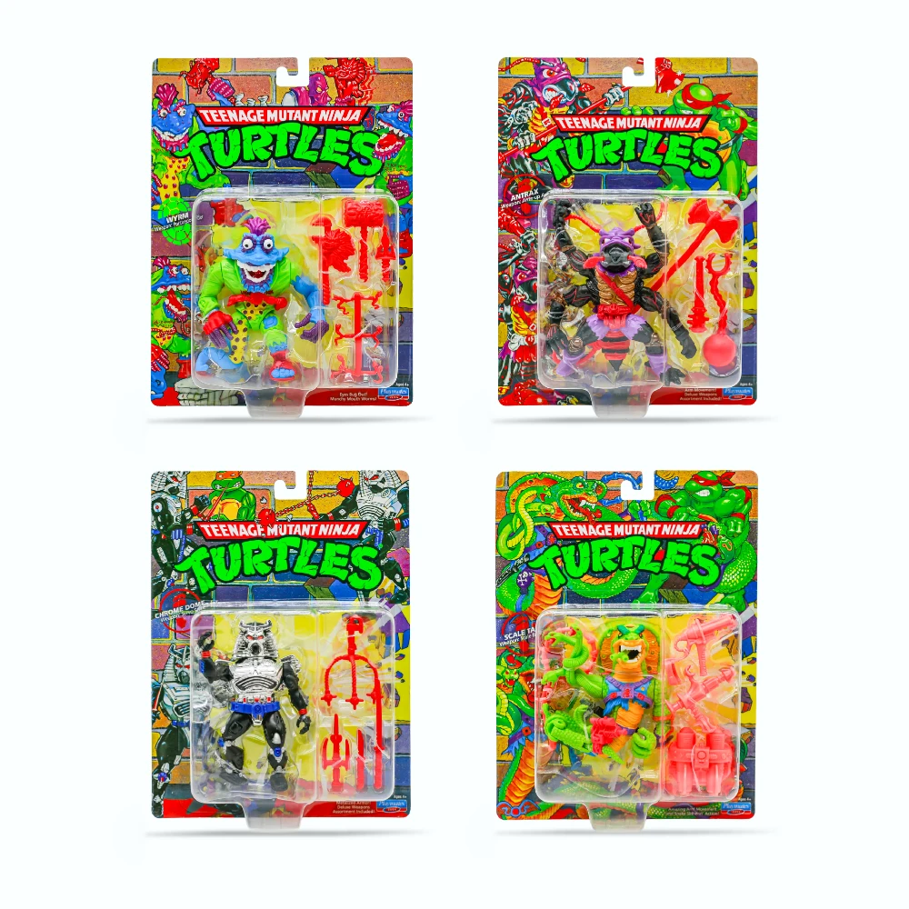 TMNT Vintage Bösewicht Action Puppe Klassische Neuauflage Statue Modell Spielzeug Leonardo Raphael Michelangelo Donatello Kindergeschenke