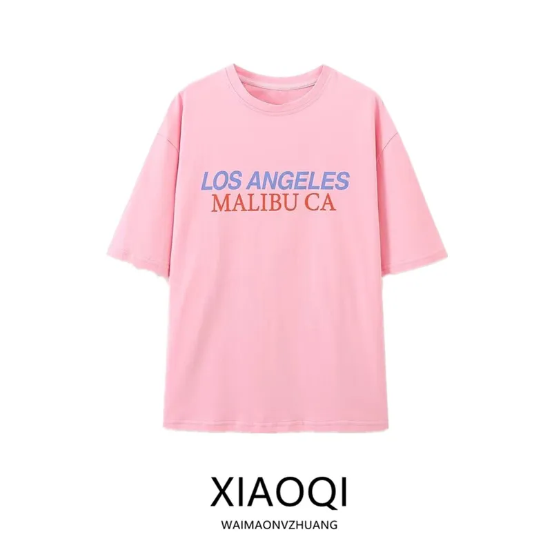 カジュアルラウンドネック半袖 Tシャツ女性のルーズ通勤スタイル秋の新着多用途快適なファッショントップ