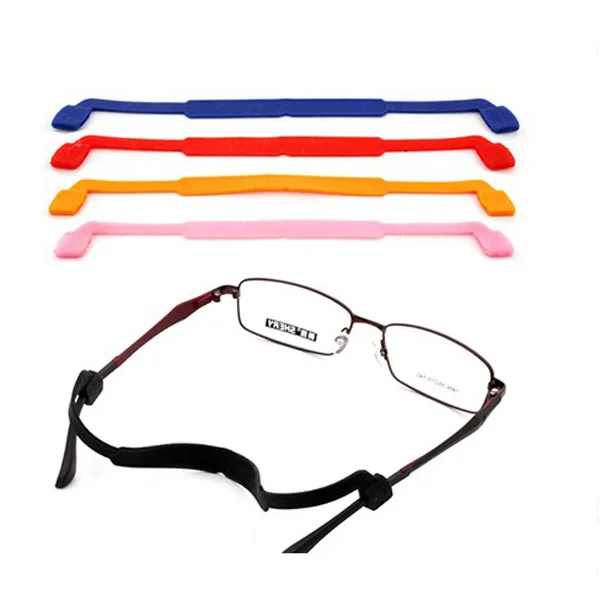 5 Colors Anti Slip Rope for Eyeglasses Sunglasses Elastic 22Cm Length 0.9cm Hole Fit Adult Children Sports Use