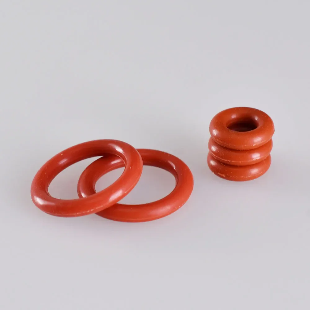 Red Silicone Oring Café Máquina Junta De Vedação, Food Grade Rubble, O Ring Seal Arruelas, Espaçadores de Alta Temperatura, CS1, CS1.5, CS2