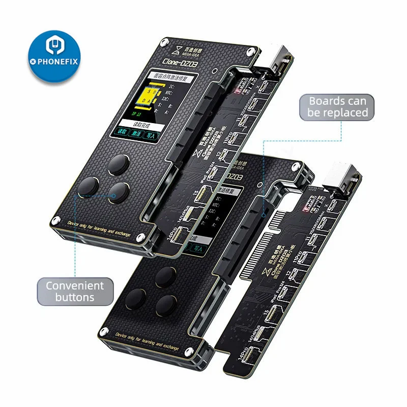 QianLi-Face ID Dot Matrix Flex Cable, não funciona Dot Projetor, leitura e gravação, sem desmontagem, apto para iPhone X, 11, 12, 13, 14PM Fix