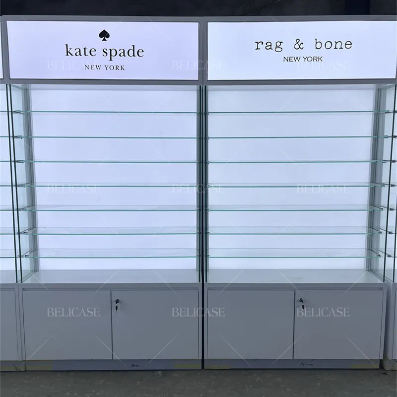 

Customized. Customized High End Sunglasses Display Glass Display Showcase Glass Shelf Design Showcase