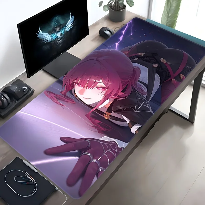 Honkai Star Rail Kafka Castorice Desk Mat Anime Girl Large Mouse Pad Non Slip Rubber Keyboard Pad Gaming Office Table Protector