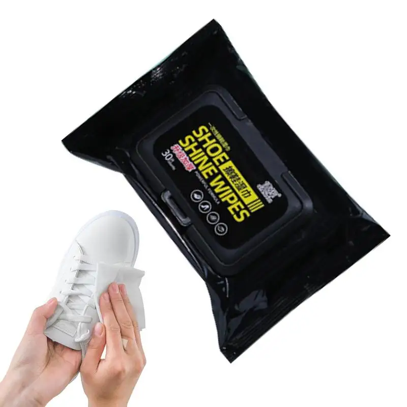 12/30/80pcs Sneaker Cleaning Wipes Shoe Cleaners Disposable Shoe Wipes Fast Cleaning Wet Wipes Cleaner Quick Cleaning Wet Wipes