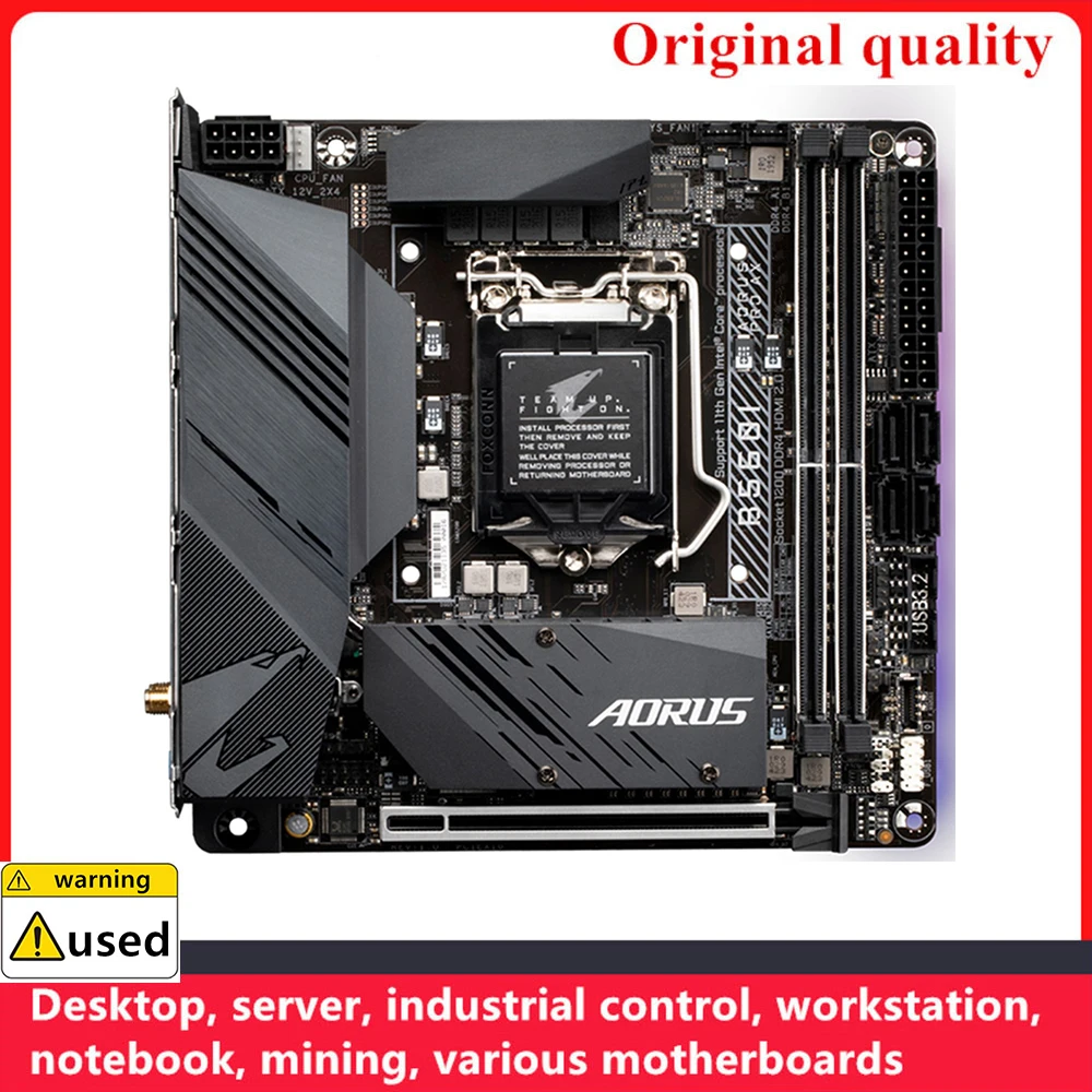 For B560I AORUS PRO AX MINI ITX Motherboards LGA 1200 DDR4 64GB For Intel B560 Desktop Mainboard M.2 SATA III USB3.0