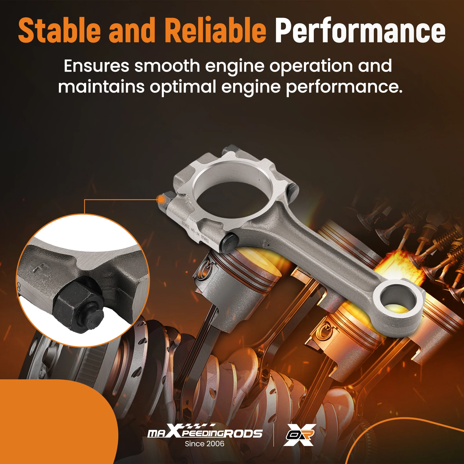 

Шатун двигателя 6G72 для Mitsubishi Galant MD096043, прямая замена