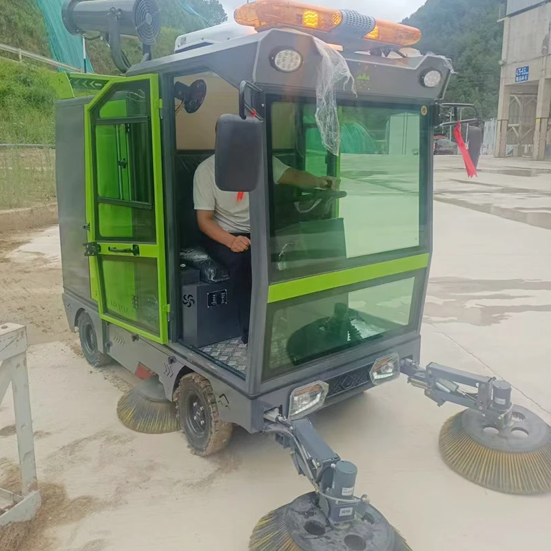 Hot Sale Street Sweeper Energy Saving Electric Automatic Road Sweeper Machine Forklift Road Sweeper Cleaning Brush Price