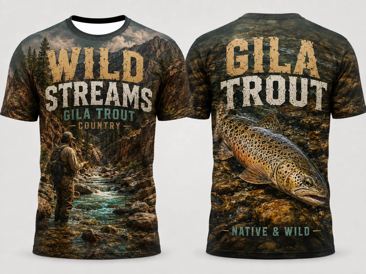Never Skunked Fishing T‑Shirt Men's Retro & Trendy Fisherman Graphic Tee,Breathable Lightweight Quick Dry Print Short Sleeve Top