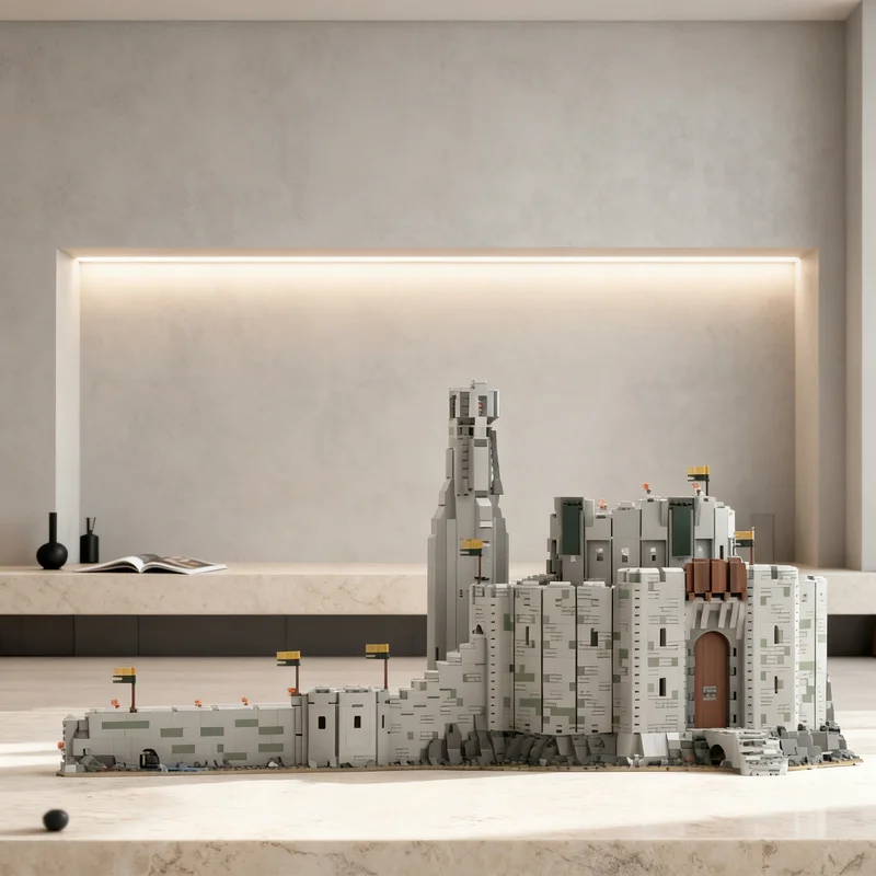 

3548 деталей MOC: Глубины Хелмсдейпа (Властелин колец), конструктор, креативный подарок, декор для демонстрации, сборная модель премиум-класса для взрослых и детей