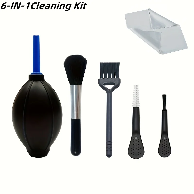 Computer Keyboard Cleaning Brush, Long‑mouth Rubber Dust Blower Tool for Phone Charging Port, DSLR Lens, Sensor, LCD Screen and