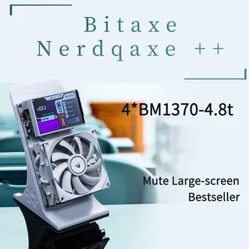 Factory Bitaxe NerdQaxe++ 4.8TH/s Bitcoins Miner 4 Pieces BM...