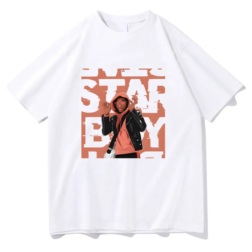 Wizkid Graphic Printing T-shirt Summer Grunge Hip Hop Tee-shirt Funko Pop O-neck Cotton Tshirt Ropa Hombre Harajuku Punk Clothes