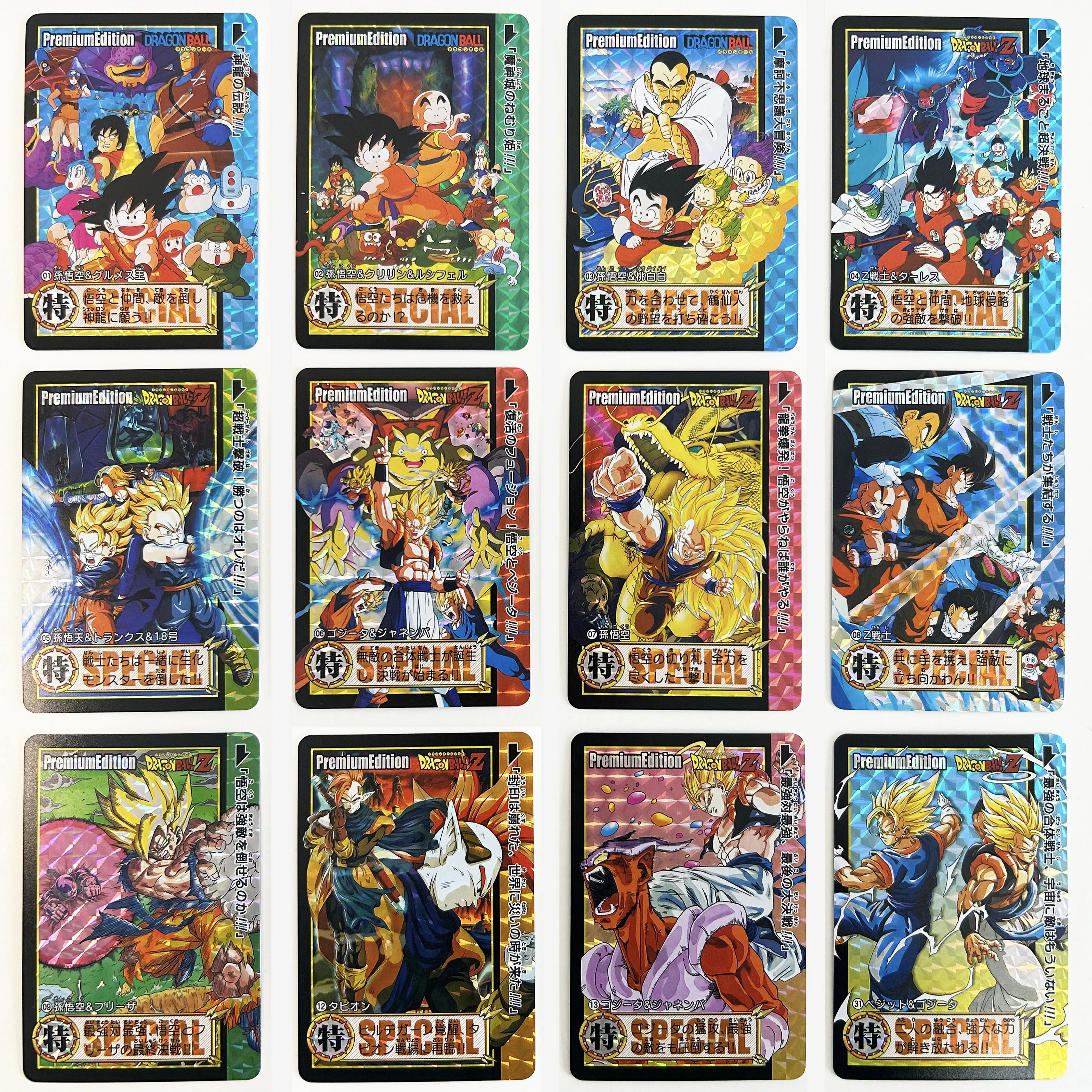 

Набор для самостоятельной сборки: 54 коллекционные флеш-карты Dragon Ball Kakarotto с подписями, аниме-подарок