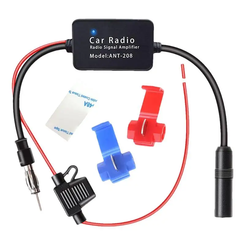 

Car Radio Antenna Booster 12V Car Fm Radio Antenna Signal Booster Antenna Signal Amplifier Antenna Booster For Car Accessories