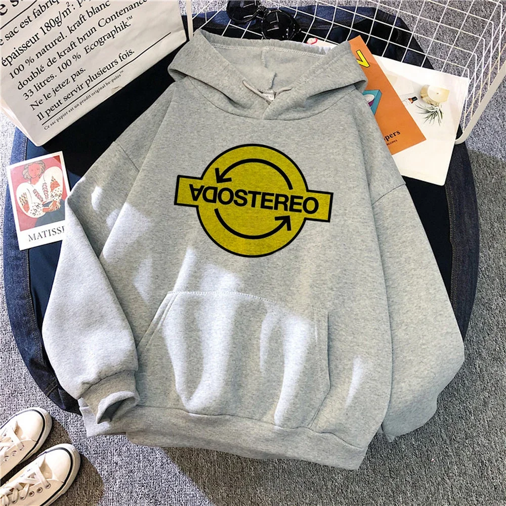 

Autumn Men's Soda Stereo Smiley Face Loop pattern Printed hoodie, 90s Gothic style Harajuku street high-quality clothing hoodie