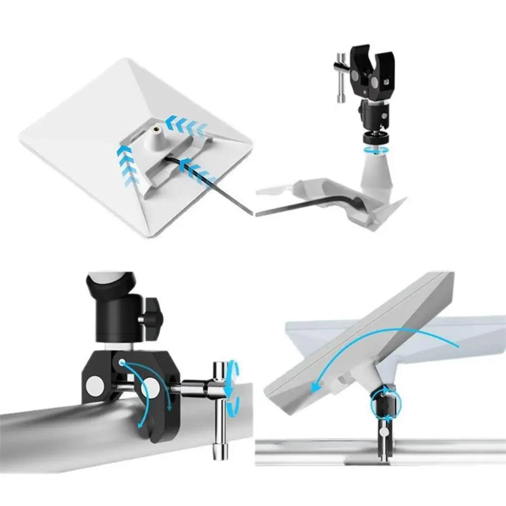 

Foreign Trade Hot Signal Receiver Bracket Mini Clip Star Link Four Generations Bracket Metal For Starlink Mini Bracket