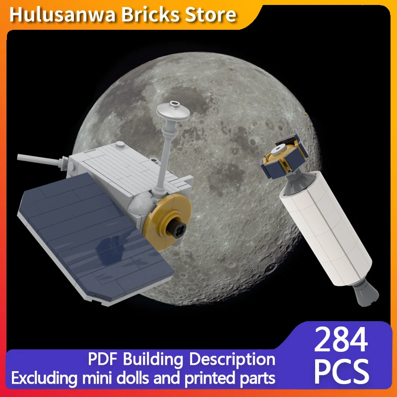 Orbiter And Observer Model MOC Building Bricks War Equipment Modular Technology Gifts Holiday Assemble Children Toys Suit