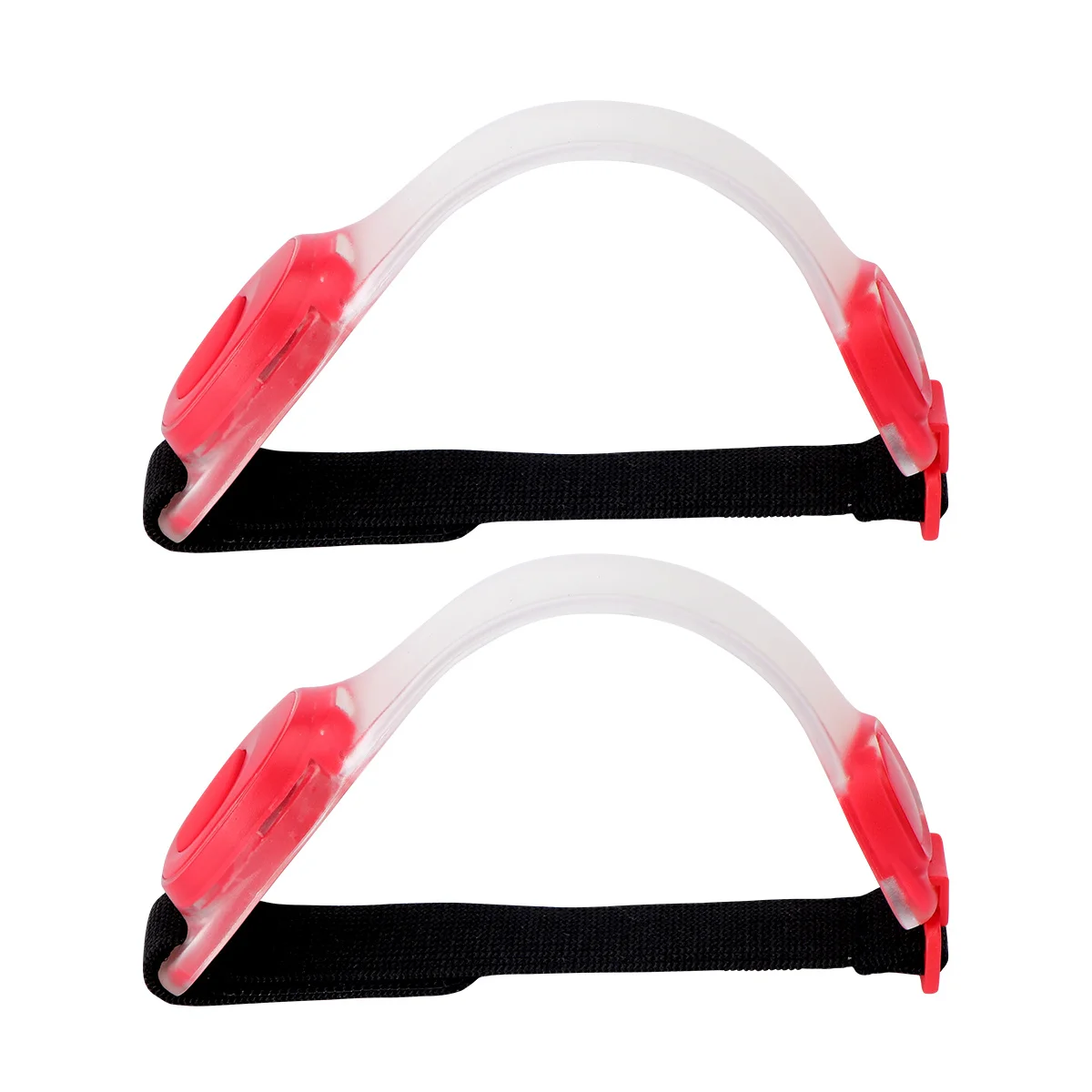 ไฟวิ่ง LED 2 ชิ้น สำหรับกีฬากลางคืน เพิ่มความปลอดภัยในการมองเห็น ติดแขนขา ทนทาน พกพาสะดวก สว่าง ใช้งานได้ยาวนาน อุปกรณ์สำหรับกิจกรรมกลางแจ้ง